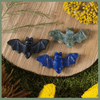 Gemstone carved bat focal.