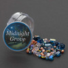 designer curated peach and blue bead kit for DIY jewelry