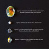 Crystal and Pearl bead collection for DIY necklaces.