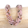Cherry Tree Beads BOGO Mixed Gemstone 4mm Faceted Round Beads - Receive 2 Identical 15 Inch Strands 