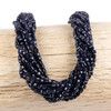 Cherry Tree Beads BOGO Blue Goldstone 3x3mm Faceted Cube Beads - Receive 2 Identical 14 Inch Strands 