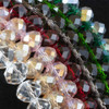 Cherry Tree Beads Crystal 9x12mm Faceted Rondelle Beads  - 15 inch strand 
