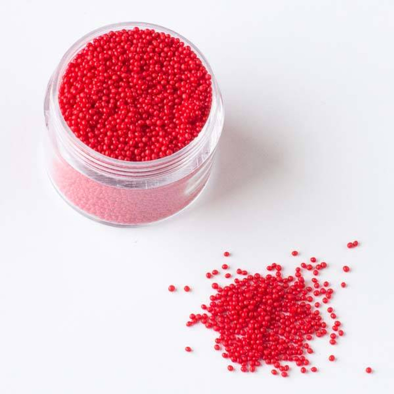 Red Extra Fine Glitter - 15 gram container