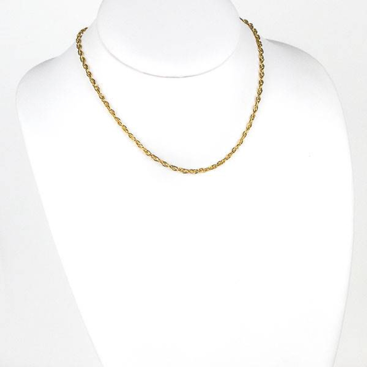 3mm Tube Link Chain 14k Gold Filled Inch