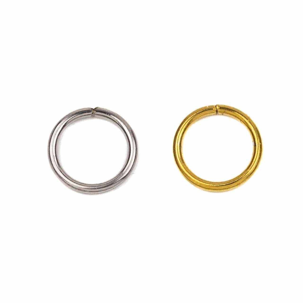 Stainless Steel 10mm 16 Gauge Closed Jump Rings