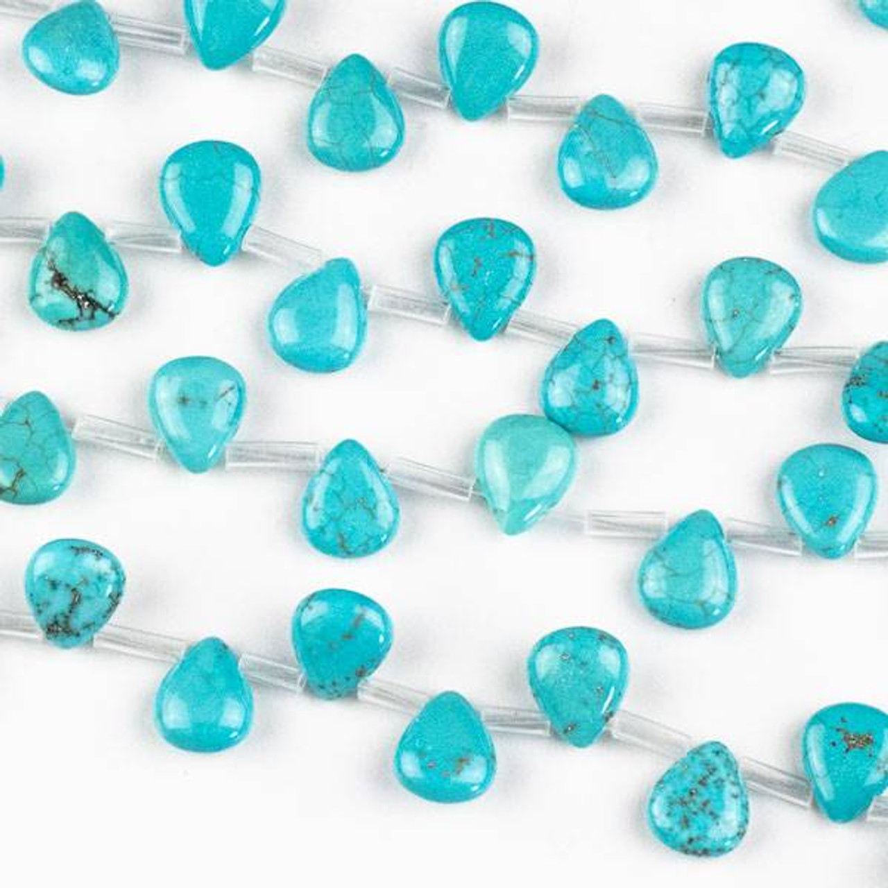 turquoise teardrop beads