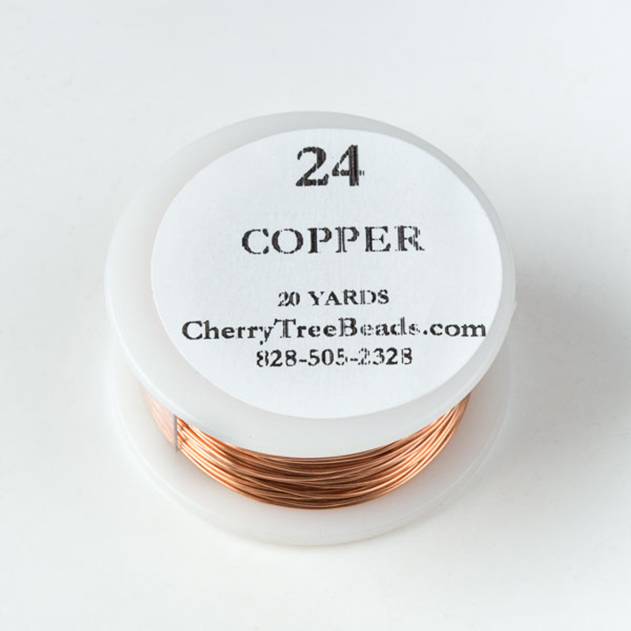 24 Gauge Coated Tarnish Resistant Antique Copper Wire on a 20 Yard Spool