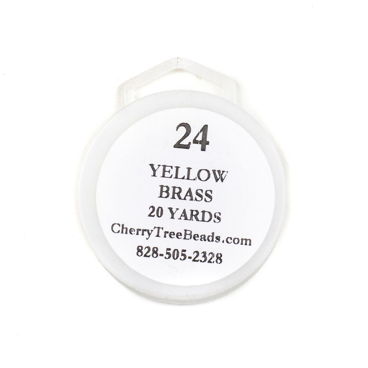 24 Gauge Round Half Hard Yellow Brass: Wire Jewelry