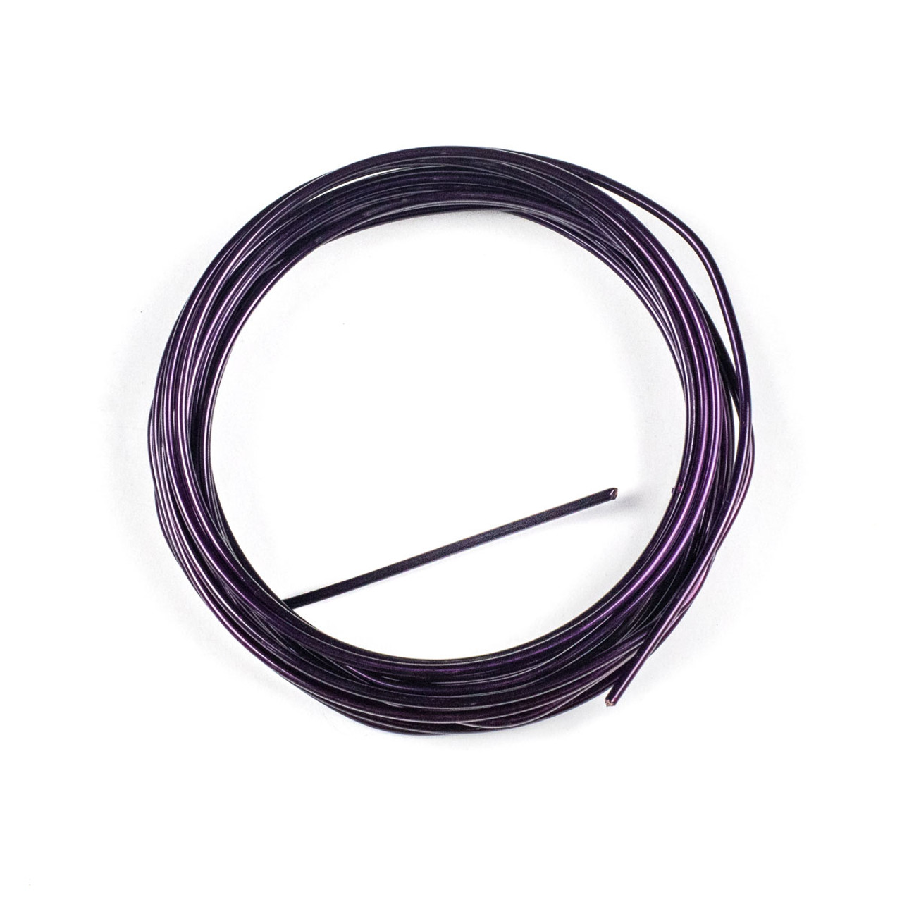 14 Gauge Coated Non-Tarnish Black Coated Copper Wire in a 10 Foot Coil