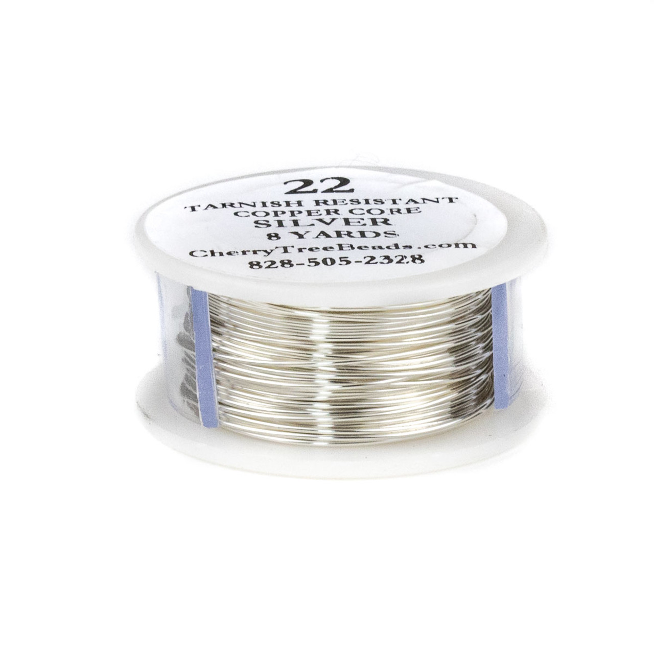22 Gauge Coated Tarnish Resistant Fine Silver Plated Copper Wire
