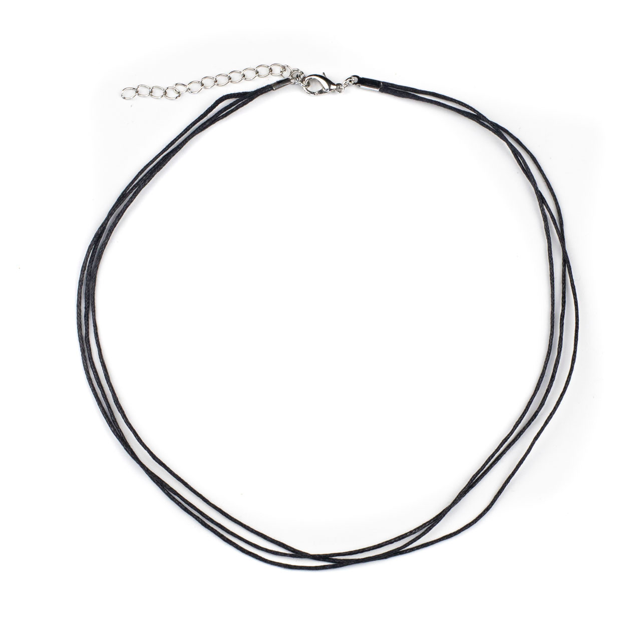 Buy findout 2mm Black Silk Cord Chain Necklace For Women With 925 Sterling  Silver Lobster Clasp Hyponic Thin Smooth Soft Rope Chain Necklace For men  Girl Boy 14-36inch Online at desertcartINDIA