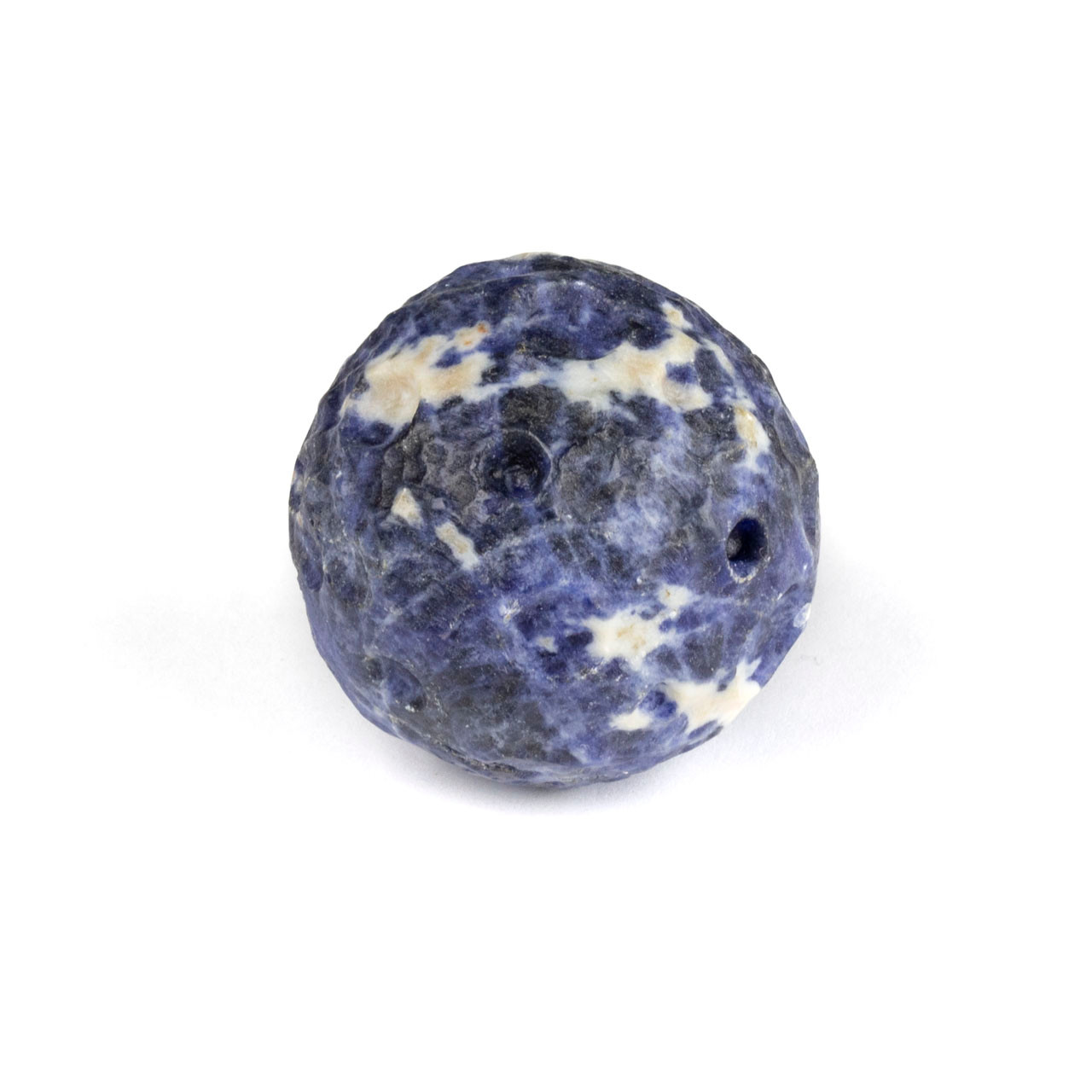 Carved Sodalite Full Moon Crystal Sphere Specimen Approx 1 5 1 Piece