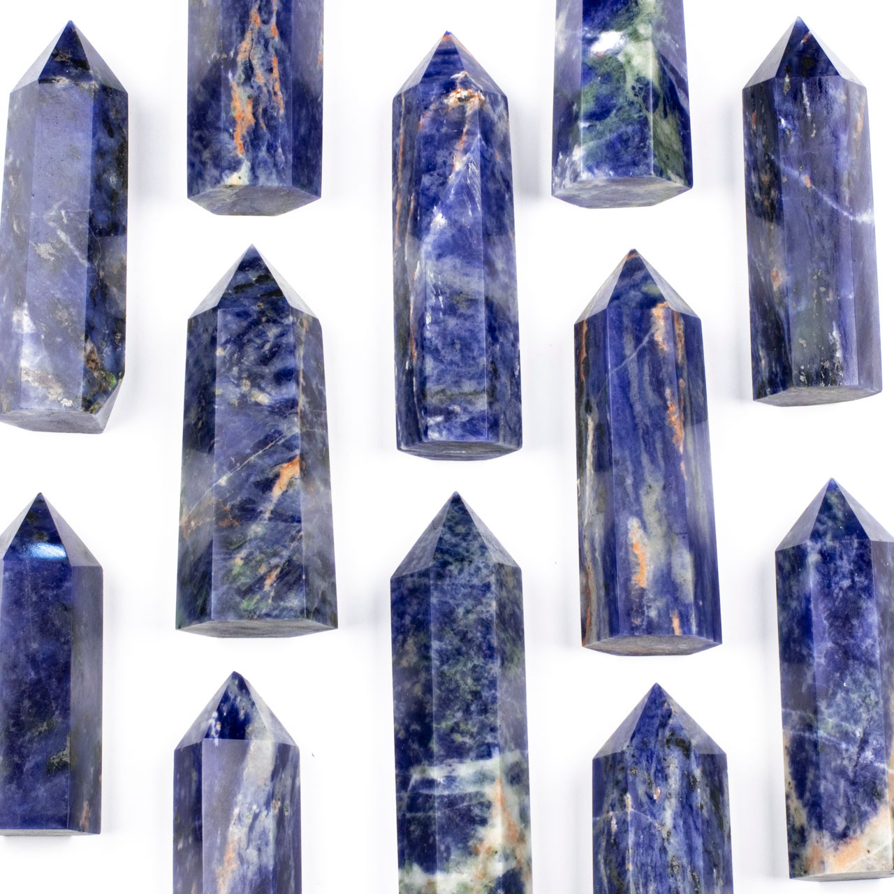 Sodalite Smooth Stones, Shop Healing Sodalite Crystals & Gemstones