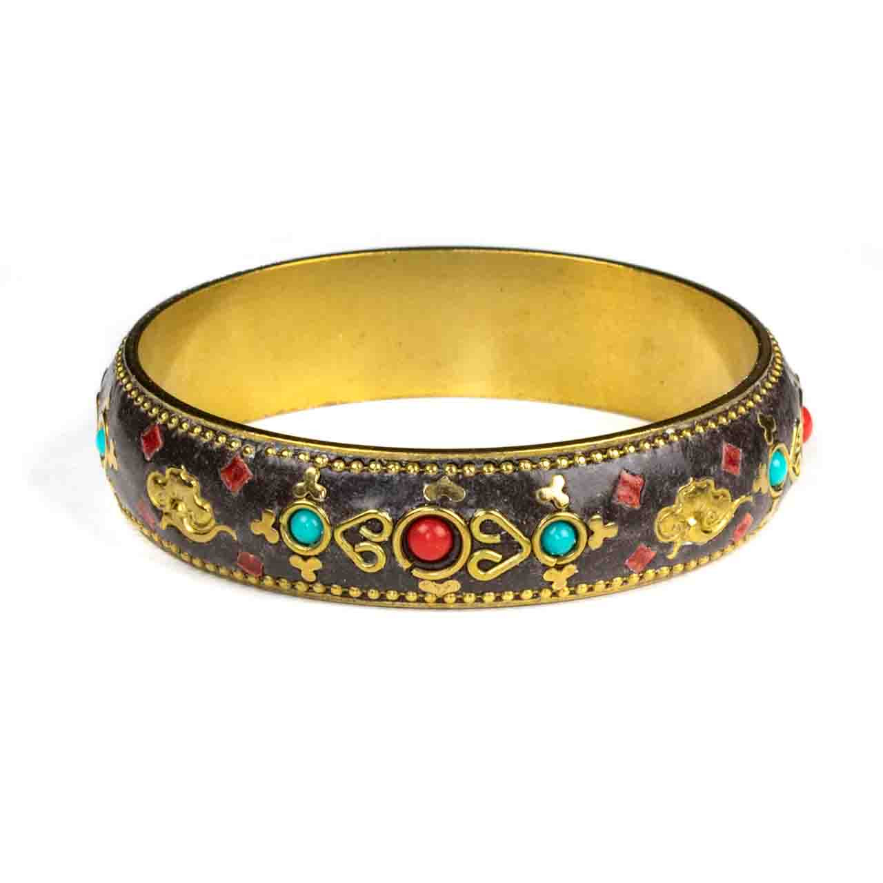 ight you up Tibetan gold glazed bracelet  Shop lightyouup Bracelets   Pinkoi
