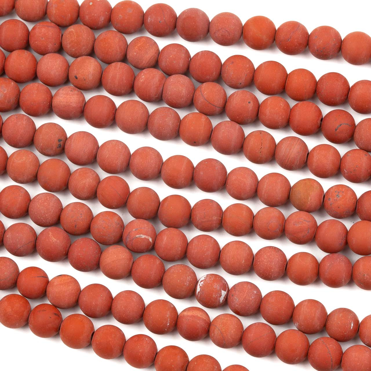 6mm Red Crackle Glass Beads | Hackberry Creek