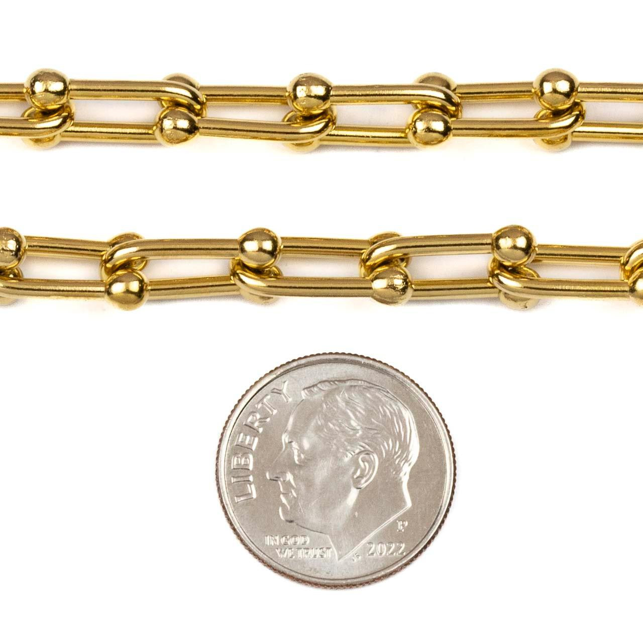 304 Stainless Steel 7x13mm Horseshoe Link Chain