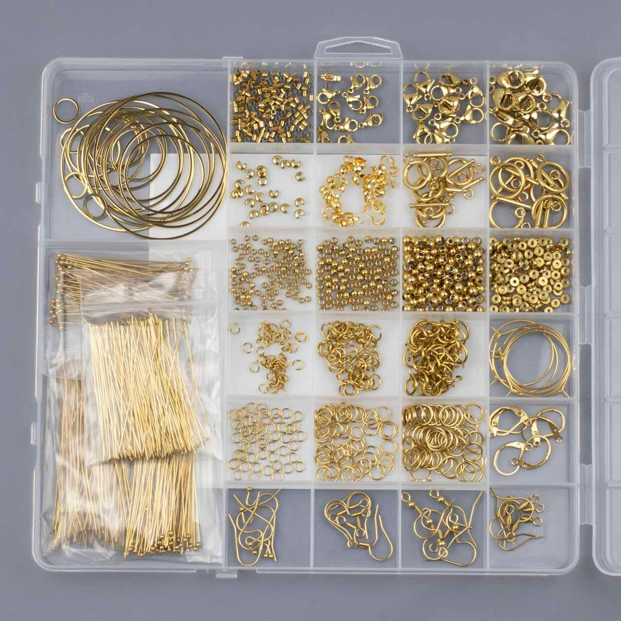 Stainless Steel Findings Designer Collection Box - Cherry Tree Beads