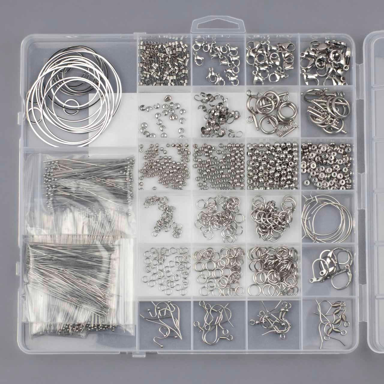 Stainless Steel Findings Designer Collection Box - Cherry Tree Beads