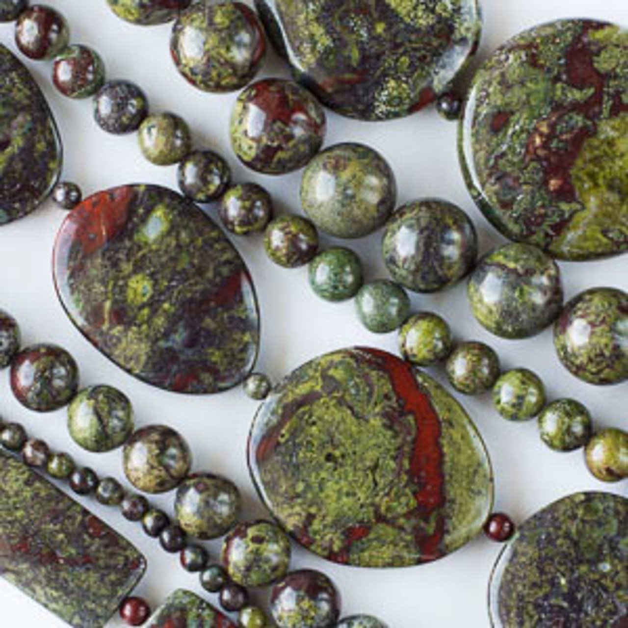 Beads Gemstone Beads Pendants Dragon Blood Jasper Cherry Tree Beads