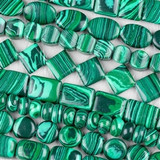 Malachite (synthetic) - Set A 8 inch strands