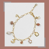 Gold Charm Bracelet 