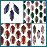Gemstone Marquise Pendants