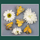 Gemstone Bee Pendants