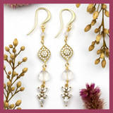 Elegant Brass Earrings