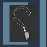 Labradorite Moon Phase Necklace