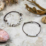 Pearl & Leather Bracelets