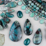 Chrysocolla Beads & Pendants