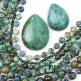Chrysocolla Beads & Pendants