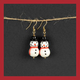 Snowman Earrings