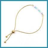 Crystal Heishi Bracelet