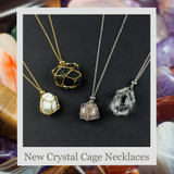 Crystal Cage Necklaces