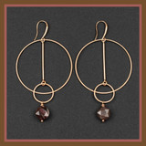 Mocha Mousse Hoop Earrings