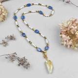 Kyanite Pearl Necklace