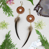 Boho Feather Earrings