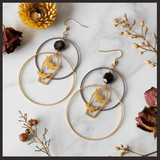 Bat Hoop Earrings