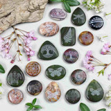 Etched Gemstone Focal Pieces