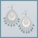 Filigree Teardrop Earrings