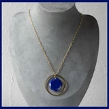 Lapis Coin Necklace