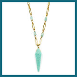 Gemstone Kite Necklace