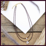 Garnet Layered Necklace