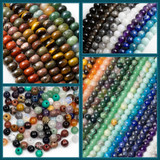 New Large Hole Gemstone Beads 
