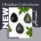 Obsidian Cabochons