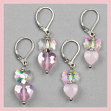 Hearts & Bow Earrings