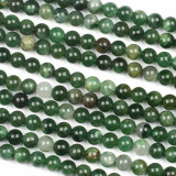 Green Mica Beads & Pendants