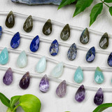 Gemstone Teardrops