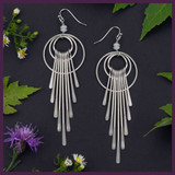 Hoop & Fringe Earrings